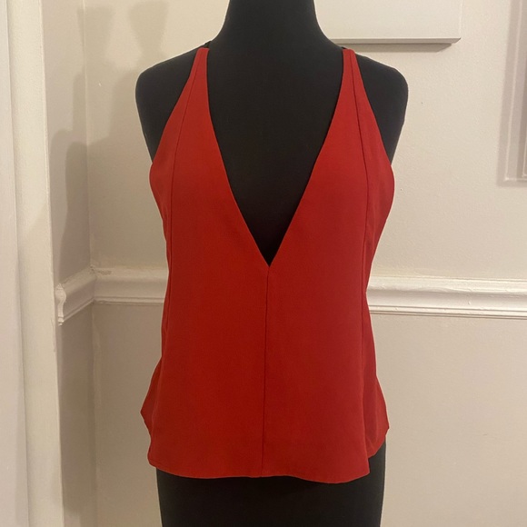 NWOT De Philo Open Back Blouse - Picture 1 of 3